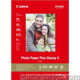 Canon PP-201 Glossy II Photo Paper Plus -valokuvapaperi, A3, 20 arkkia
