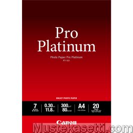 Canon PT-101 Photo Paper Pro Platinum -valokuvapaperi, A4, 20 arkkia