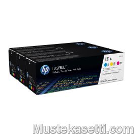HP 131A -laservärikasettipakkaus, 3 väriä
