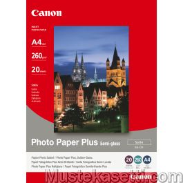 Canon SG-201 Semi-Gloss Photo Paper Plus -valokuvapaperi, A4, 20 arkkia