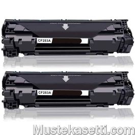 Laserkasetti korvaava HP CF283A musta 1500 sivua x 2 = 3000 sivua Mustekasetti.com
