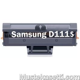 Mustekasetti.com korvaava Samsung MLT-D111S musta 1000 sivua Takuu 3 vuotta